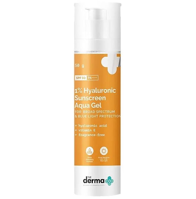 The Derma Co 1% Hyaluronic Sunscreen Aqua Gel (50gm Each) - Classic Derma