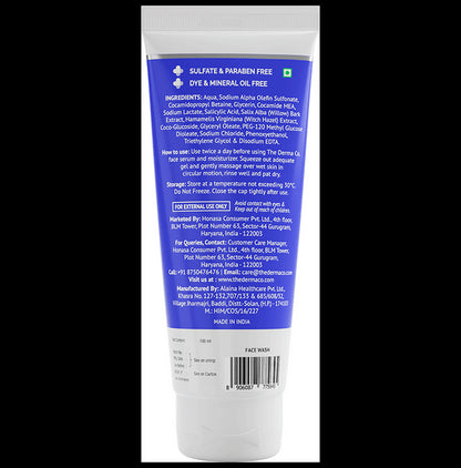 The Derma Co 1% Salicylic Acid Day & Night Face Wash Gel | Face Care Product for Active Acne
