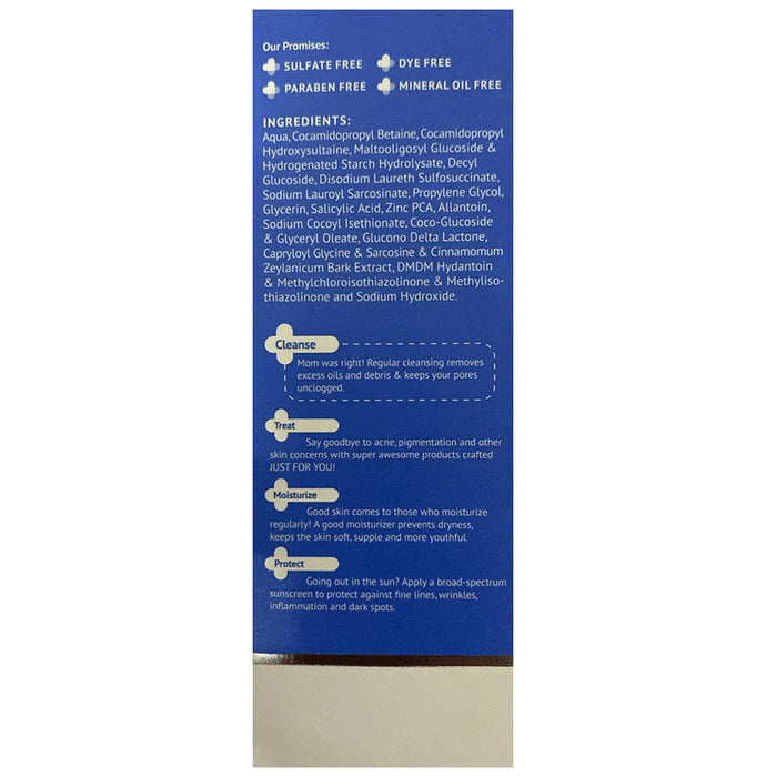 The Derma Co 1% Salicylic Acid Foaming Daily Face Wash