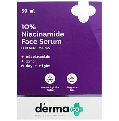 The Derma Co 10% Niacinamide Face Serum with Zinc & Vitamin B3 | For Acne Marks - Classic Derma