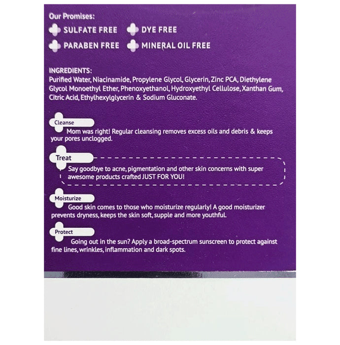 The Derma Co 10% Niacinamide Face Serum with Zinc & Vitamin B3 | For Acne Marks