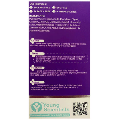 The Derma Co 10% Niacinamide Face Serum with Zinc & Vitamin B3 | For Acne Marks