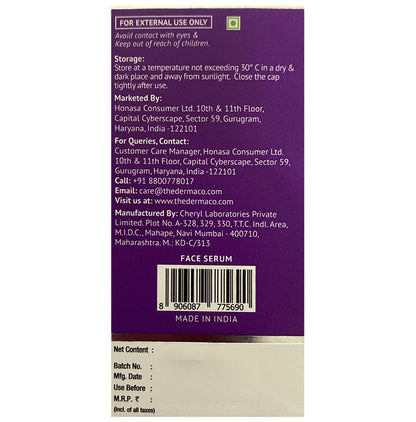 The Derma Co 10% Vitamin C Face Serum with Niacinamide | For Skin Radiance | Brightening Face Care Product