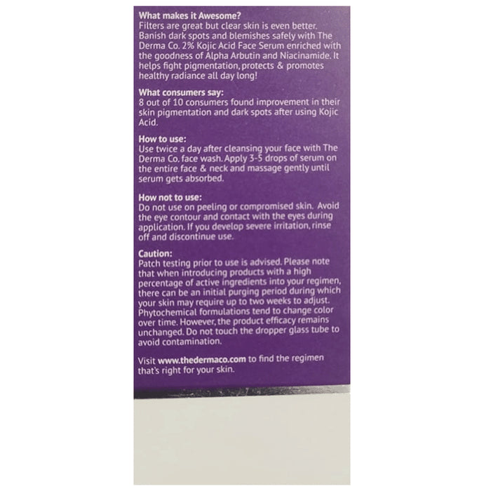 The Derma Co 2% Kojic Acid Face Serum