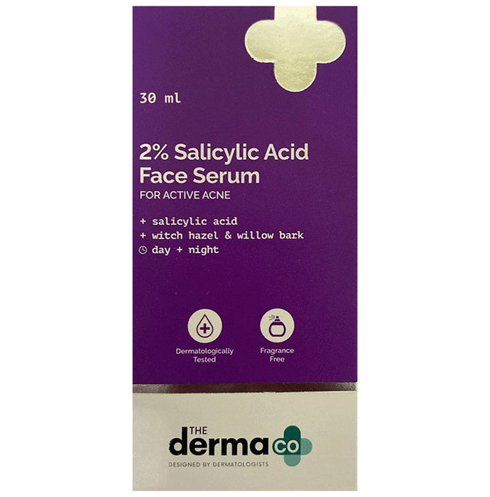 The Derma Co 2% Salicylic Acid Face Serum | For Active Acne - Classic Derma