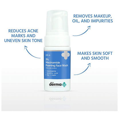 The Derma Co 3% Niacinamide Foaming Face Wash