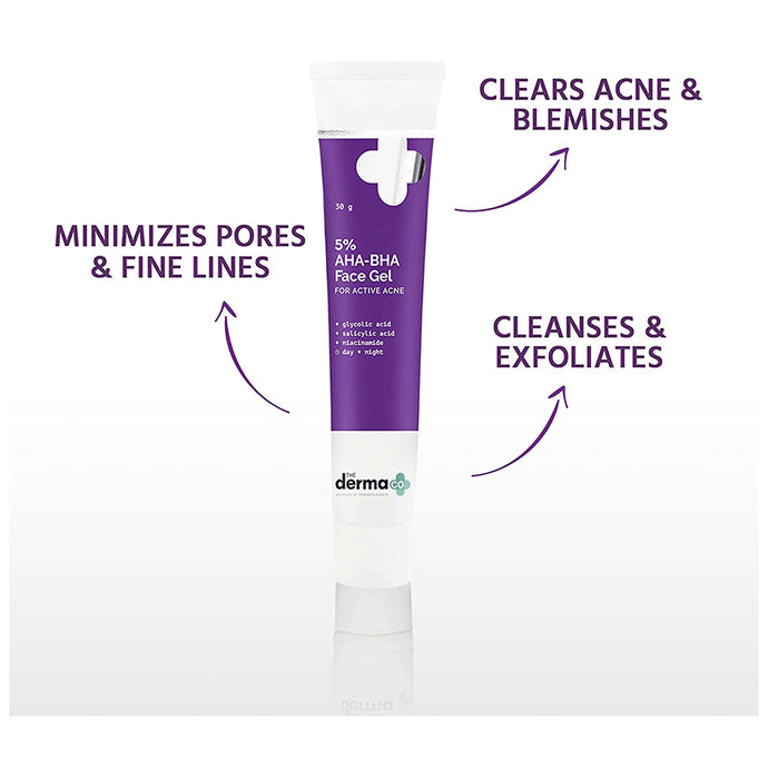 The Derma Co 5% AHA BHA Face Gel