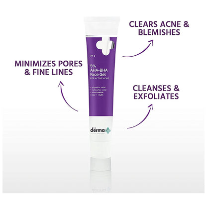 The Derma Co 5% AHA BHA Face Gel