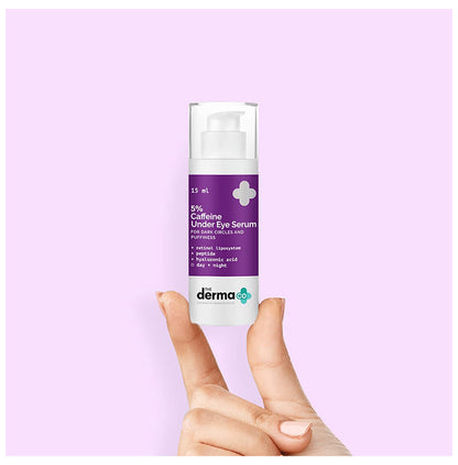 The Derma Co 5% Caffeine Undereye Serum | For Dark Circles & Puffiness