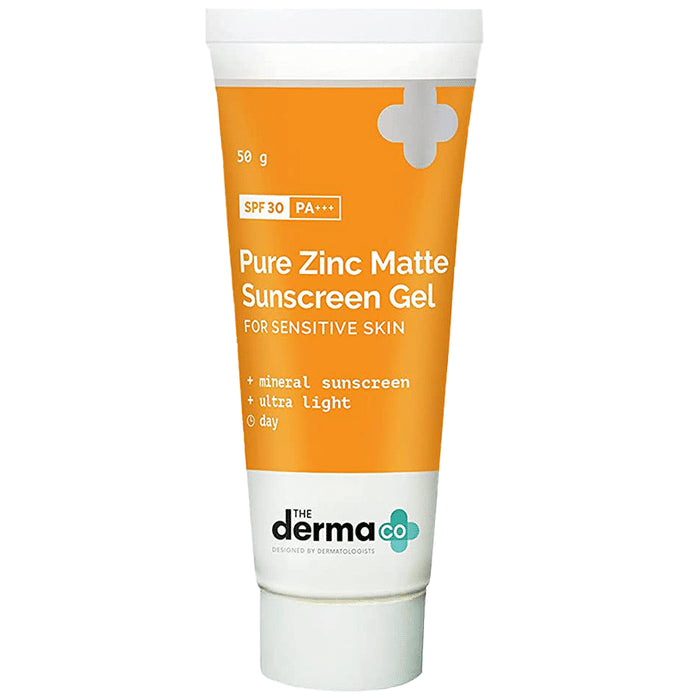 The Derma Co Pure Zinc Matte Sunscreen Gel - Classic Derma