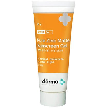 The Derma Co Pure Zinc Matte Sunscreen Gel - Classic Derma