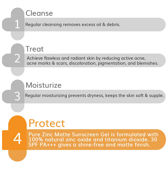 The Derma Co Pure Zinc Matte Sunscreen Gel