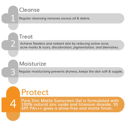 The Derma Co Pure Zinc Matte Sunscreen Gel