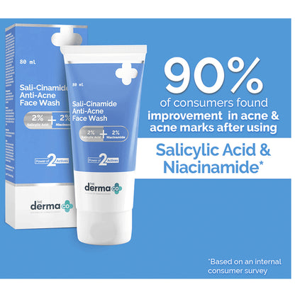 The Derma Co Sali Cinamide Anti Acne Face Wash