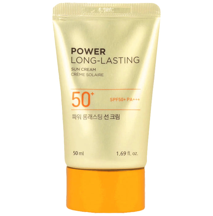 The Face Shop Power Long-Lasting Spf 50+ Pa+++ Tinted Suncream For Uv A, Uv B & Broad Spectrum Protection SPF 50+ PA+++ - Classic Derma