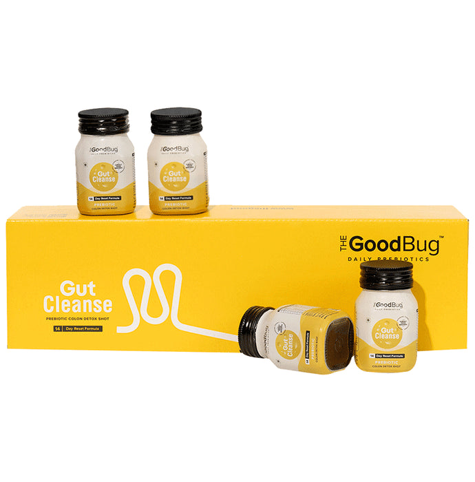 The Good Bug Gut Cleanse Prebiotic Colon Detox Shot (70ml Each)