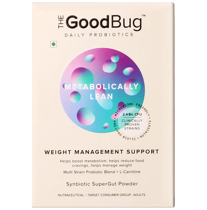 The Good Bug Metabolically Lean Daily Probiotics Powder | For Weight Management & Gut Health (2gm Each) - Classic Derma