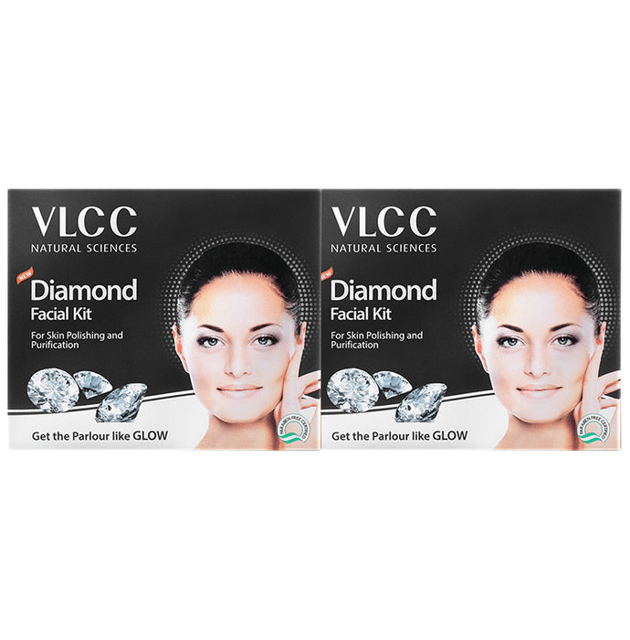 VLCC Facial Kit (60gm Each) Diamond - Classic Derma