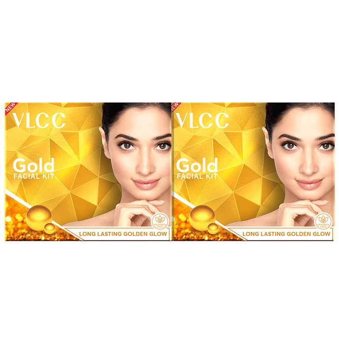 VLCC Facial Kit (60gm Each) Gold - Classic Derma