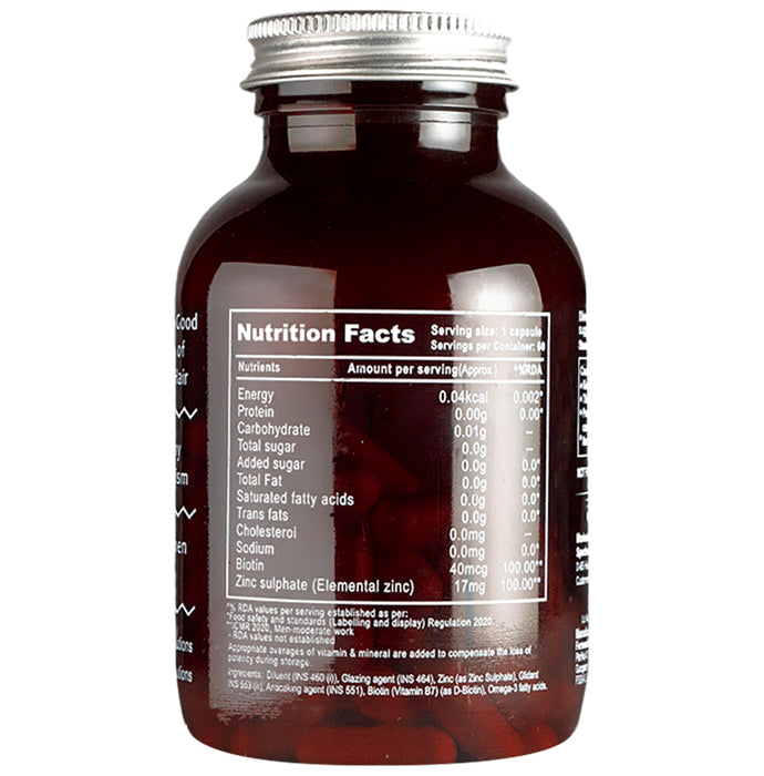 The Vitamin Company Biotin with Zinc Capsule