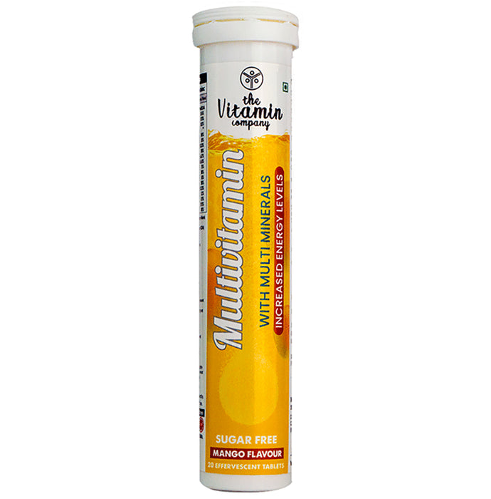 The Vitamin Company Multivitamin with Multiminerals Effervescent Tablet Mango Sugar Free - Classic Derma