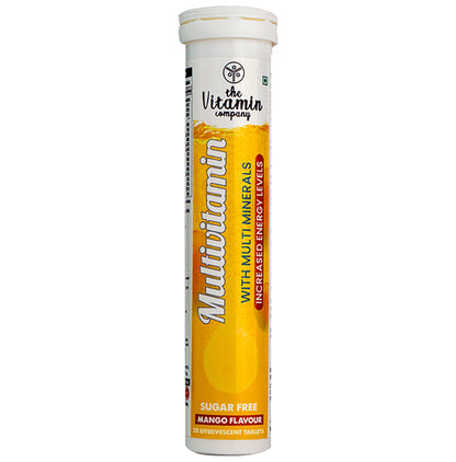 The Vitamin Company Multivitamin with Multiminerals Effervescent Tablet Mango Sugar Free - Classic Derma