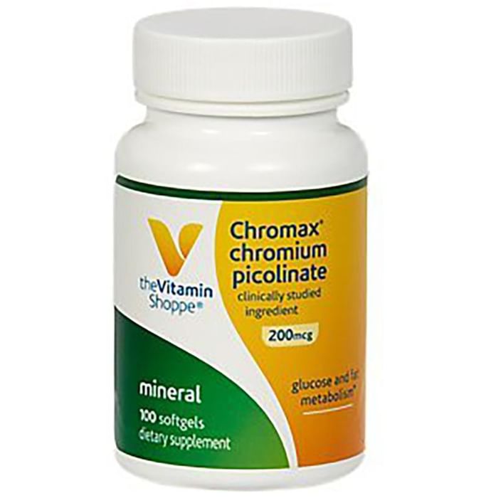 The Vitamin Shoppe Chromax Chromium Picolinate 200mg Softgels - Classic Derma