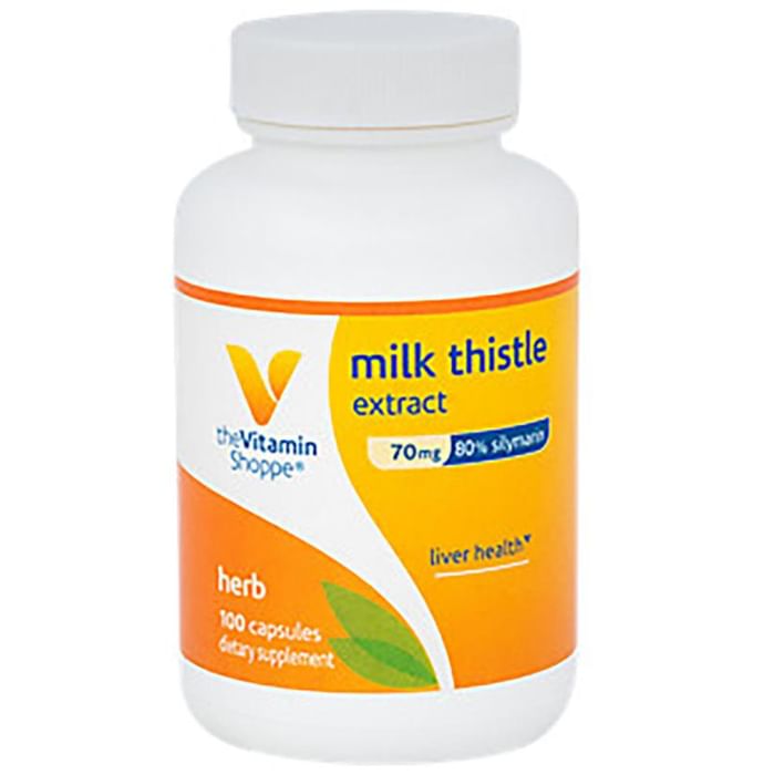 The Vitamin Shoppe Milk Thistle Extract 70mg Capsule - Classic Derma