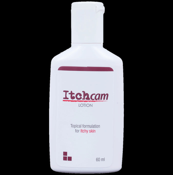 Itchcam Lotion with Calamine, Aloe Vera & Paraffin | Topical Formulation for Itchy Skin