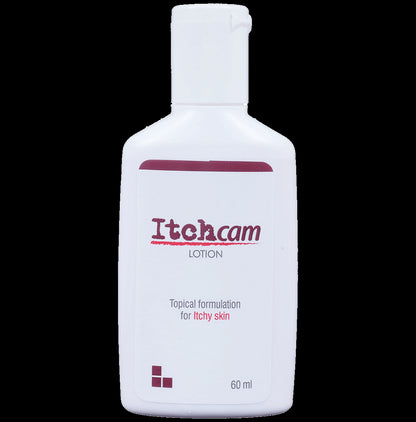 Itchcam Lotion with Calamine, Aloe Vera & Paraffin | Topical Formulation for Itchy Skin