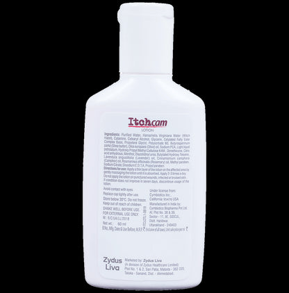 Itchcam Lotion with Calamine, Aloe Vera & Paraffin | Topical Formulation for Itchy Skin