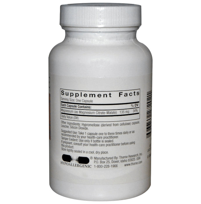 Thorne Magnesium Citramate Capsule