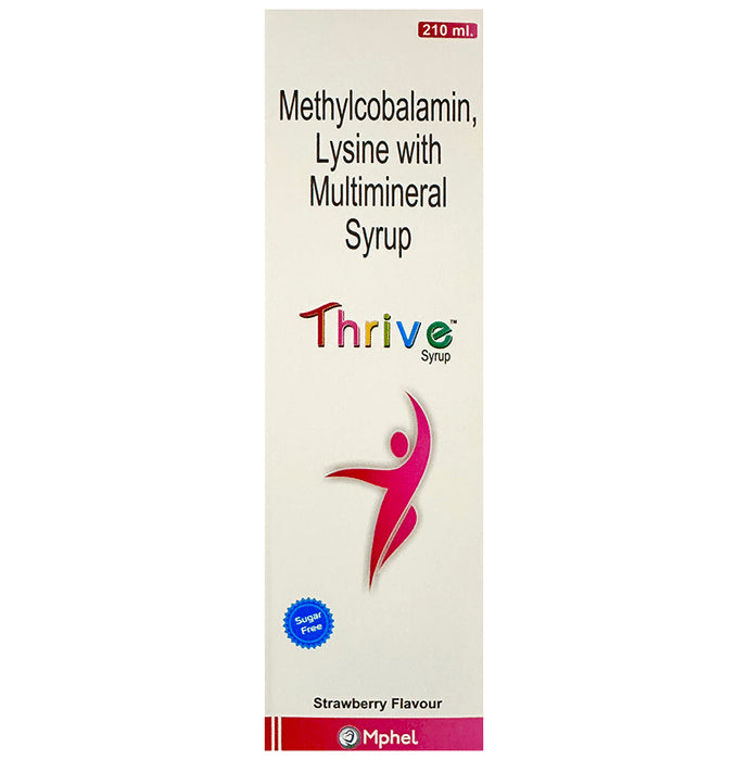 Thrive Syrup Strawberry Sugar Free - Classic Derma