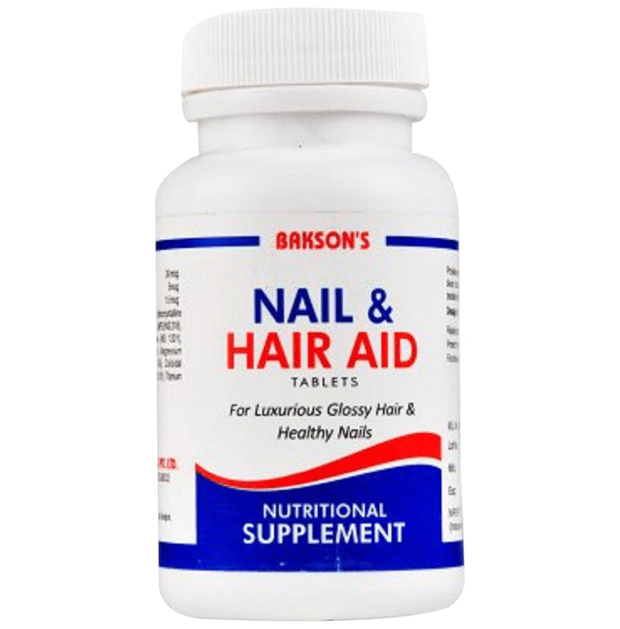 Bakson's Nail & Hair Aid Tablet - Classic Derma