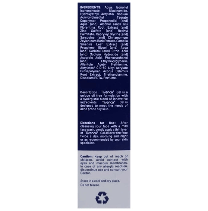 Tivenca Gel for Acne Prone Oily Skin