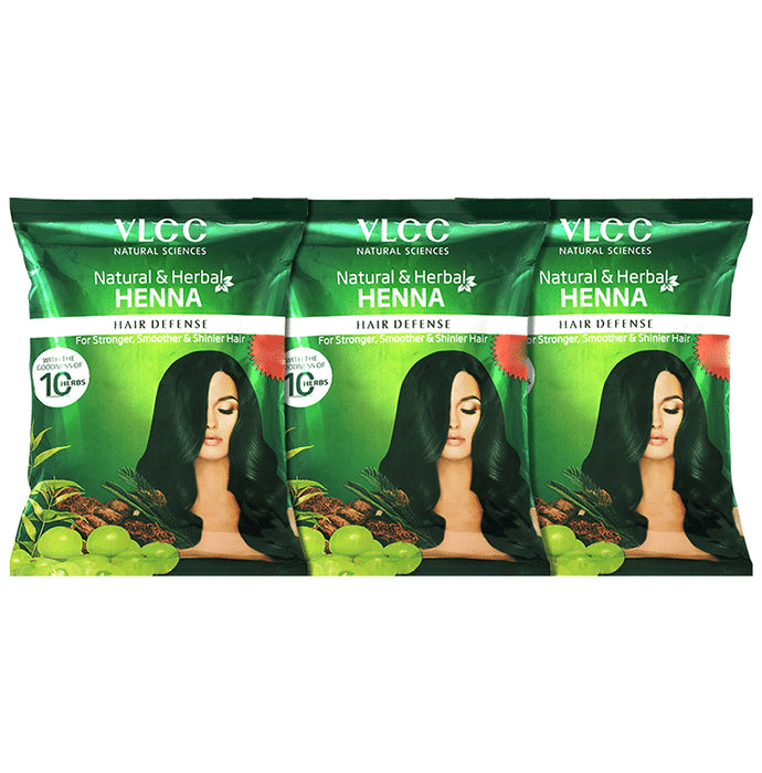 VLCC Natural & Herbal Henna (120gm Each) - Classic Derma