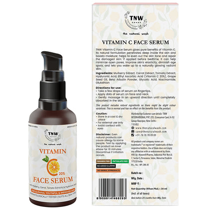 TNW- The Natural Wash Vitamin C 20% Face Serum