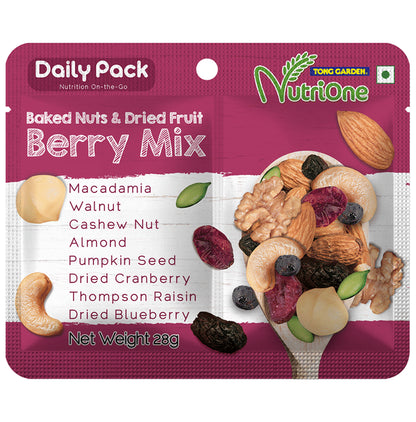 Tong Garden Nutrione Baked Nuts & Dried Fruit Daily Pack Berry Mix - Classic Derma