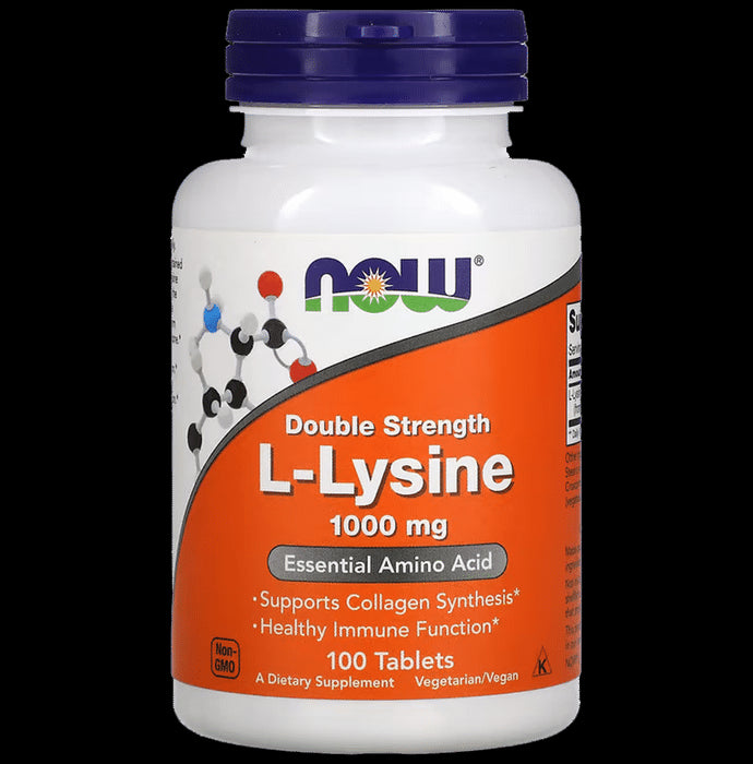 Now Foods L-Lysine 1000mg Tablet