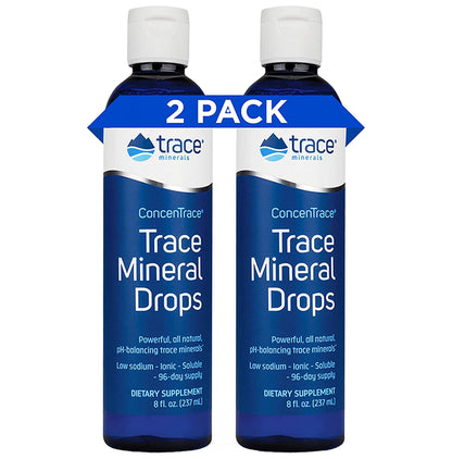 Trace Minerals Concentrace Mineral Drops (237ml Each) - Classic Derma