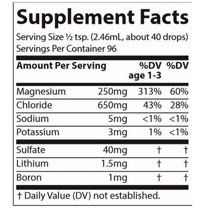 Trace Minerals Concentrace Trace Mineral Drop
