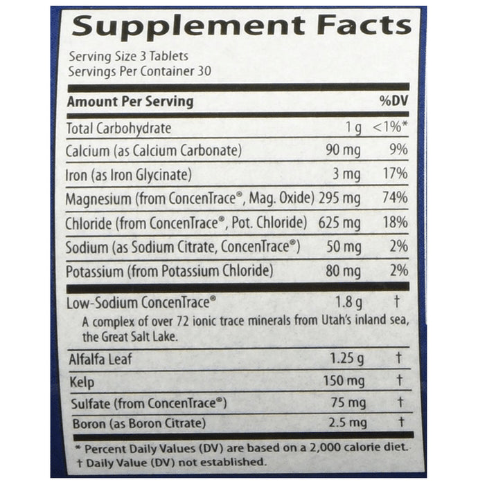 Trace Minerals Tablet