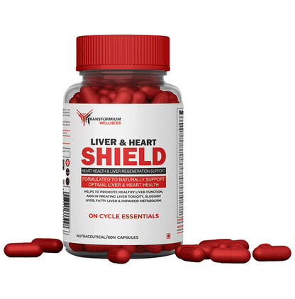 Transformium Wellness Liver & Heart Shield Capsule - Classic Derma