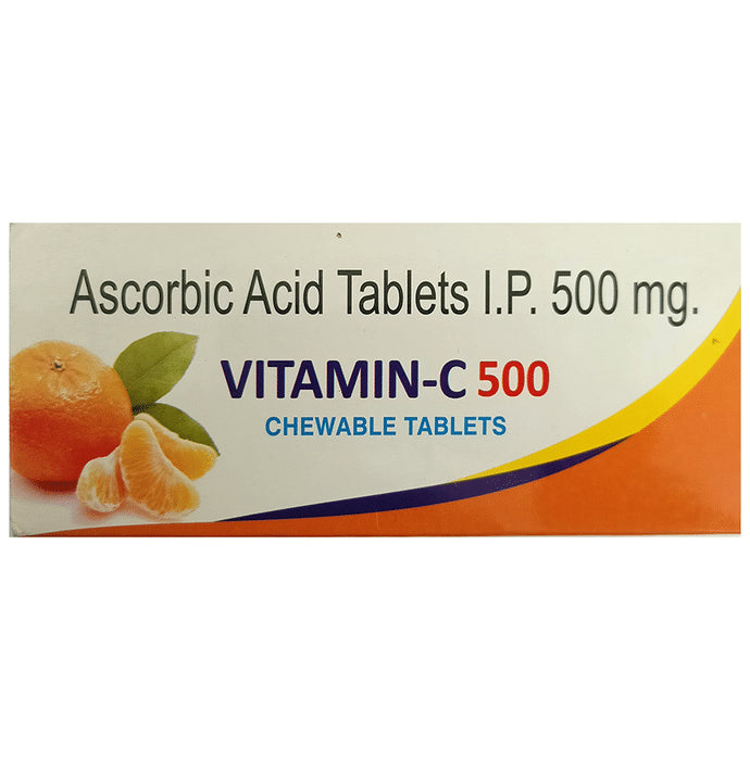 Jackson Vitamin-C 500 Chewable Tablet - Classic Derma