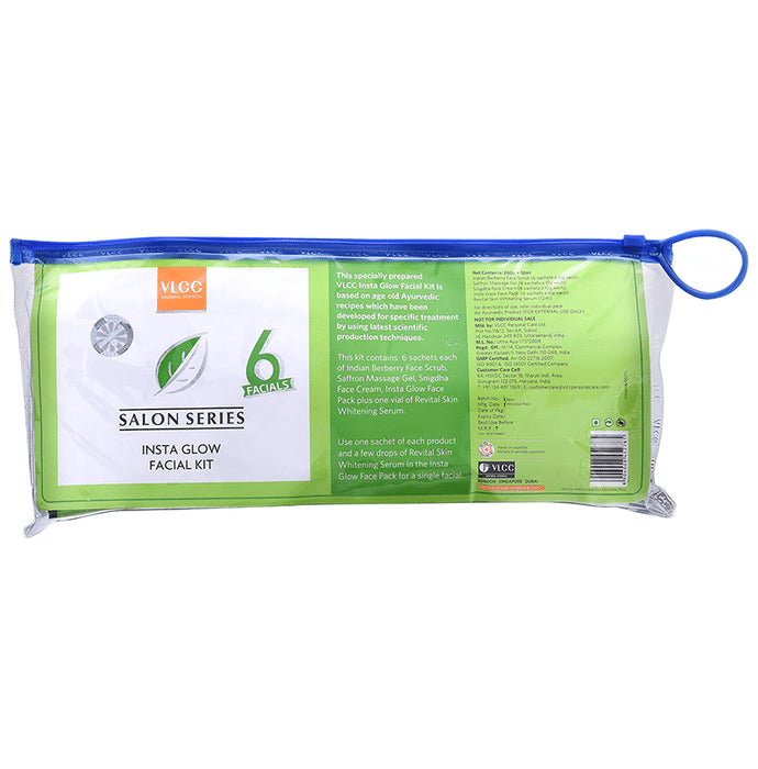 VLCC Natural Sciences Salon Series Facial Kit Insta Glow - Classic Derma