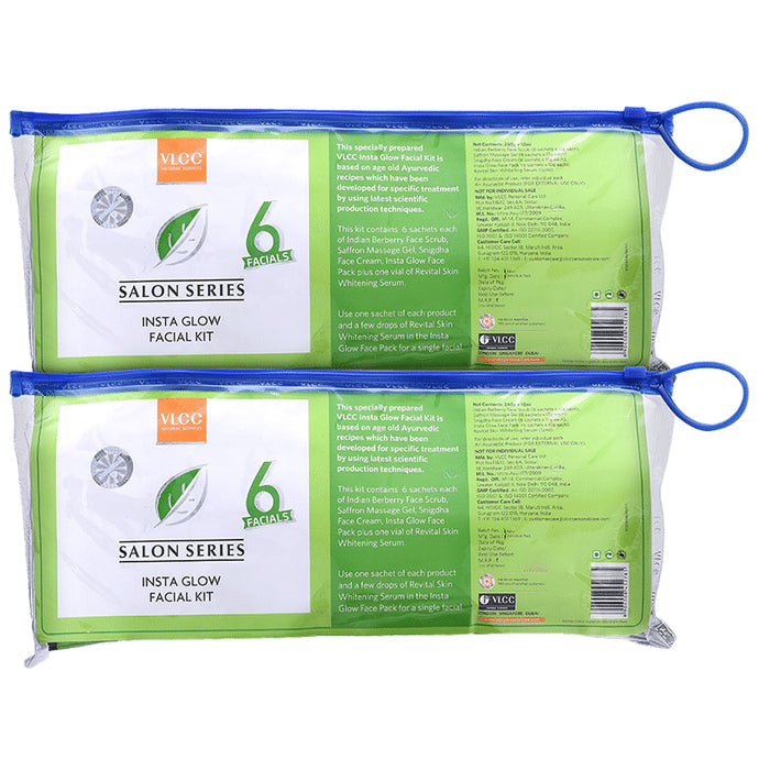 VLCC Natural Sciences Salon Series Insta Glow Facial Kit - Classic Derma