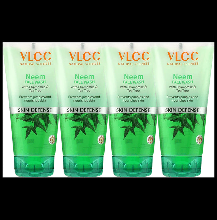 VLCC Neem Face Wash (150ml Each) Chamomile - Classic Derma