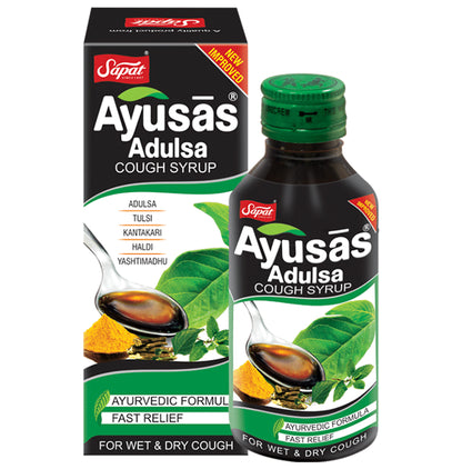 Sapat Ayusas Adulsa Cough Syrup - Classic Derma