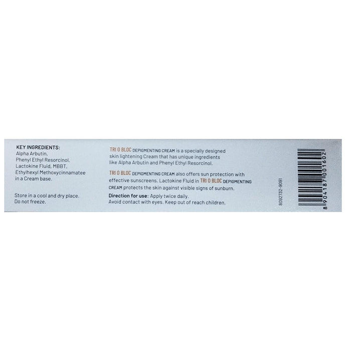 Tri O Bloc Cream | For Skin Lightening & Sun Protection