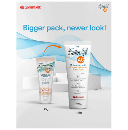 Episoft AC Moisturiser and Microencapsulated Sunsceen SPF 30